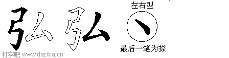弘的五笔拆分图,弘的五笔字根表