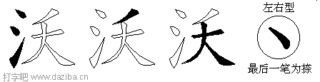 沃的五笔拆分图,沃的五笔字根表