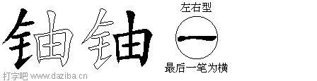 铀的五笔拆分图,铀的五笔字根表