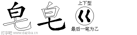皂的五笔拆分图,皂的五笔字根表