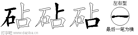 砧的五笔拆分图,砧的五笔字根表