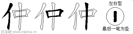 仲的五笔拆分图,仲的五笔字根表