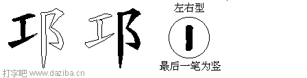 邛的五笔拆分图,邛的五笔字根表