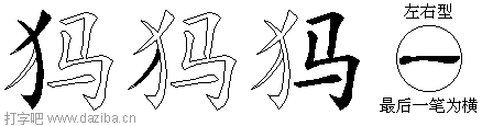 犸的五笔拆分图,犸的五笔字根表