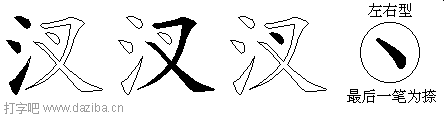 汊的五笔拆分图,汊的五笔字根表
