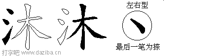 沐的五笔拆分图,沐的五笔字根表