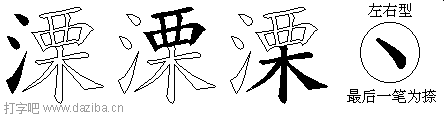 溧的五笔拆分图,溧的五笔字根表