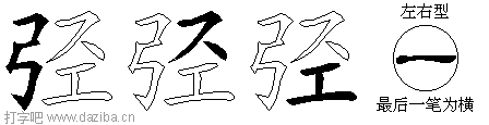 弪的五笔拆分图,弪的五笔字根表