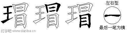 瑁的五笔拆分图,瑁的五笔字根表