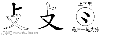 攴的五笔拆分图,攴的五笔字根表