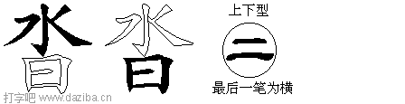 沓的五笔拆分图,沓的五笔字根表