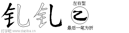 钆的五笔拆分图,钆的五笔字根表