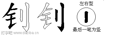 钊的五笔拆分图,钊的五笔字根表